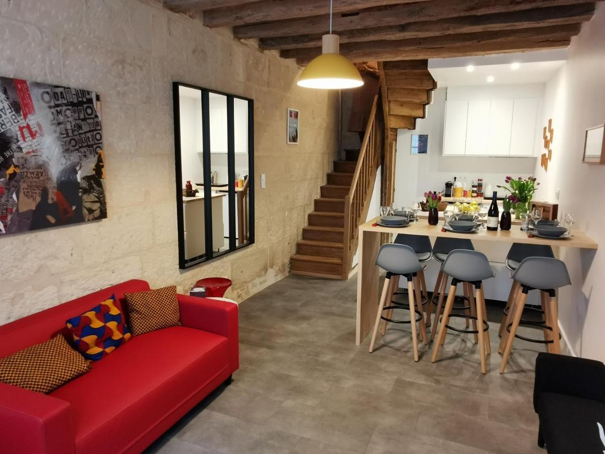 Maison De Ville Au Coeur Du Quartier Historique Tours Luaran gambar